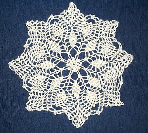 Starry Pineapple Doily