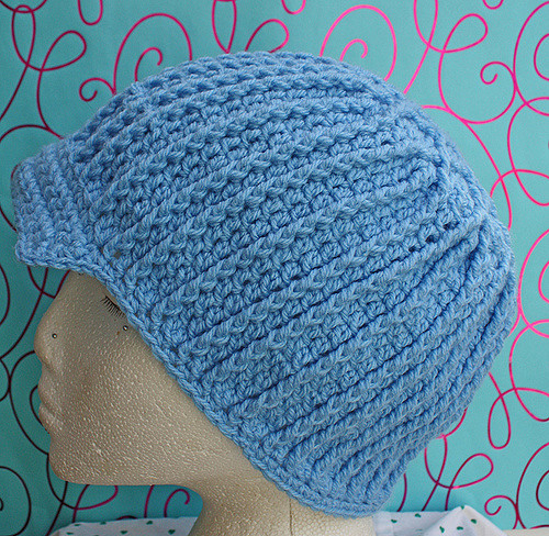 Starburst Ribs Brimmed Beanie