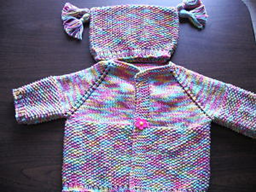 Baby Raglan and Hat