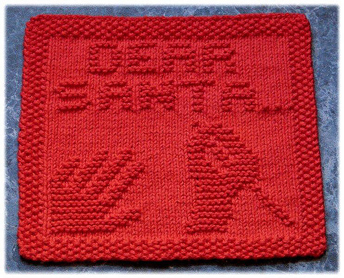 Letter To Santa Dishcloth