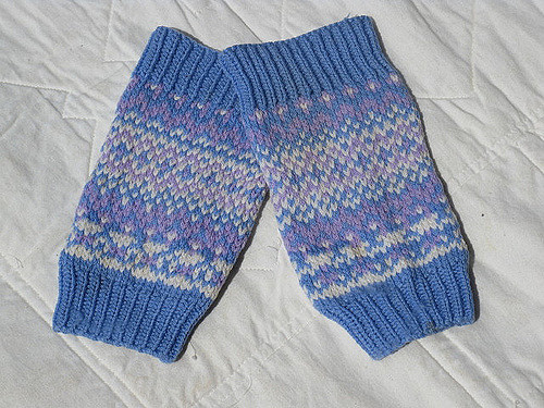 Spring Fairisle Legwarmers