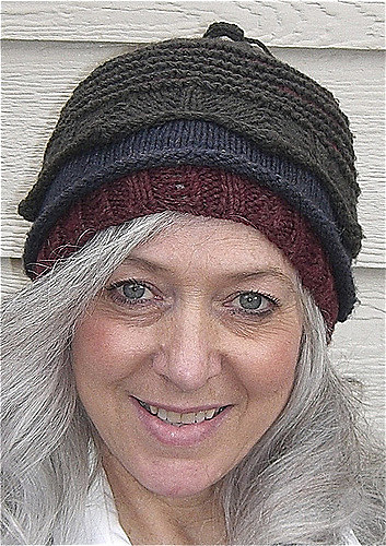 3 layered hat
