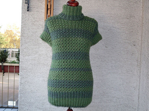 6801 Longpulli mit großem Rollkragen