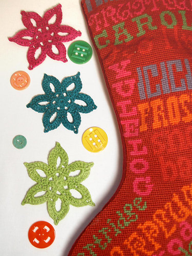 Crochet Flower Ornament
