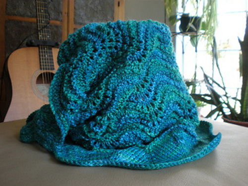 Ravelry: Old Shale Wimple pattern by Rebecca Sheppard