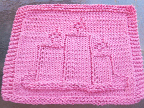 Candles Dishcloth