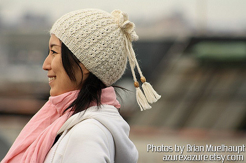 Drawstring Hat and Neck Warmer