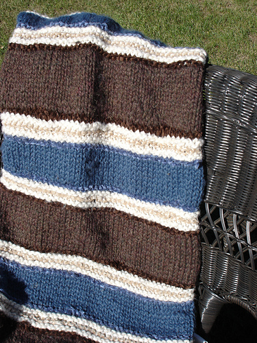 #25 Striped Throw