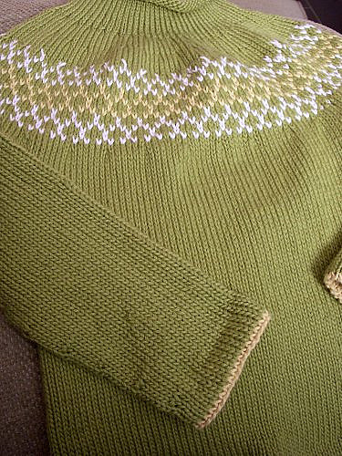 Kid's Patterned Yoke Sweater