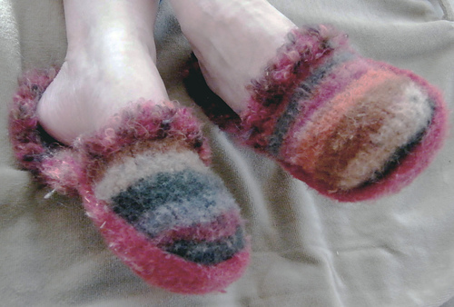 Felted Slipper Scuffs