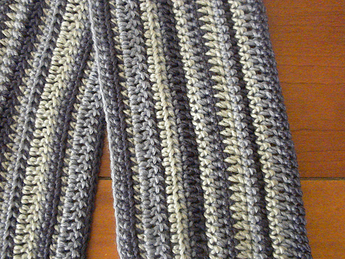 Sideways Striped Scarf