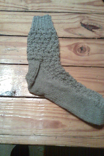 Cable Check Socks photo 2
