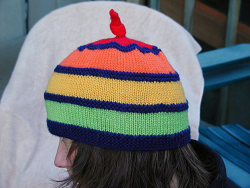 Knot Beanie and Fingerless Gloves