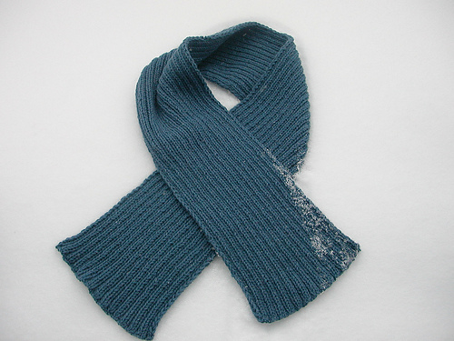 Ribbed Ascot Scarf