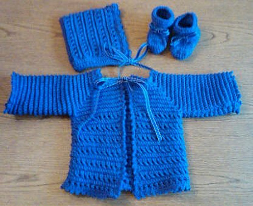 Purple Layette - Booties