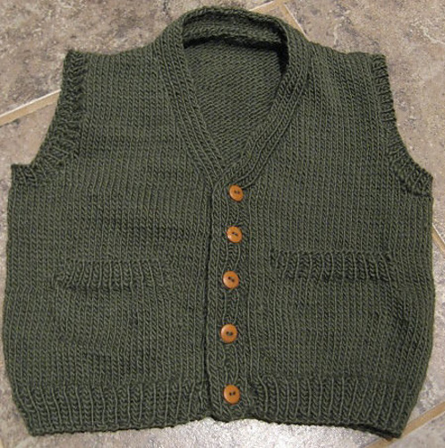 Adults' Vest - V Neck Buttoned