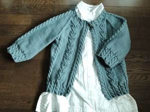 #6 Raglan Sleeve Cardigan