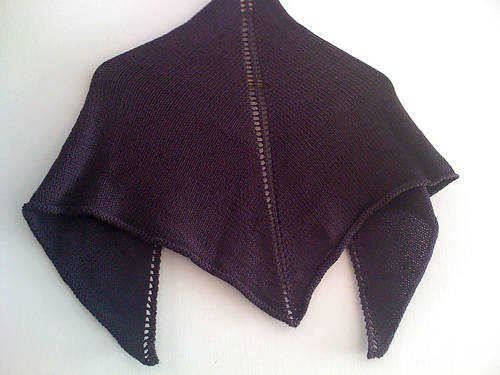 Aubergine Bamboo Shoulder Wrap photo 3