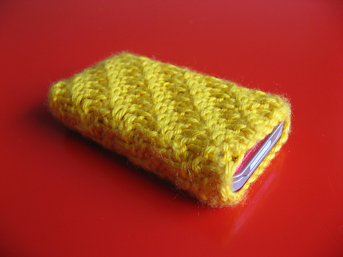 Striped Phone Cozy