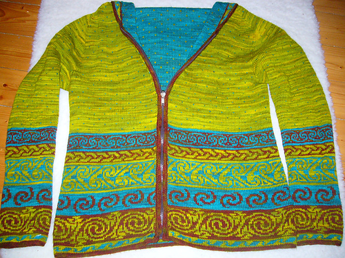 Wollmeisenlacejacke