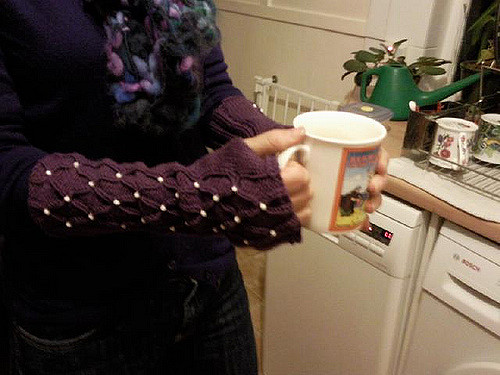 Smocked gauntlets