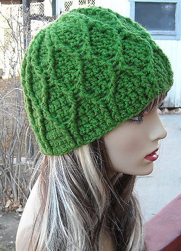 Green Smurf Hat pattern by Shana Galbraith