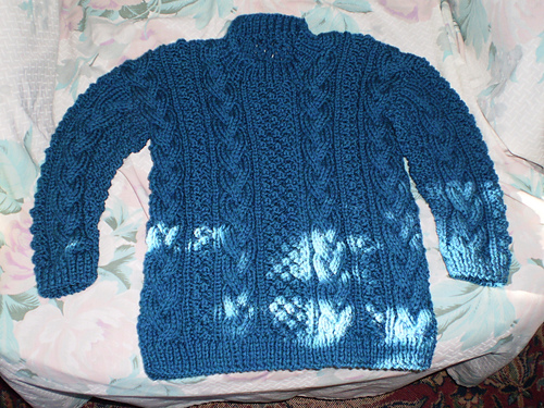 Boy/Girl Cabled Cardigan and Pullover