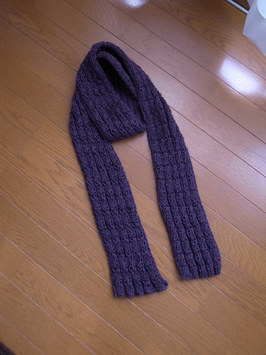 P35.　Purple Scarf