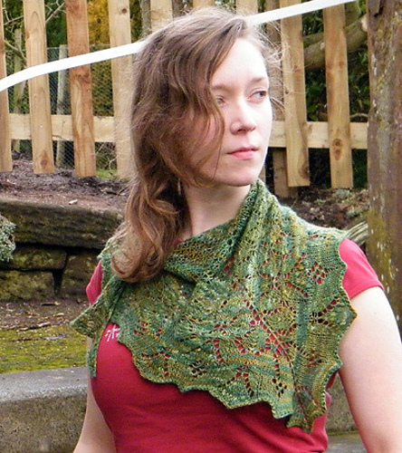 Butterfly Forest Shawl