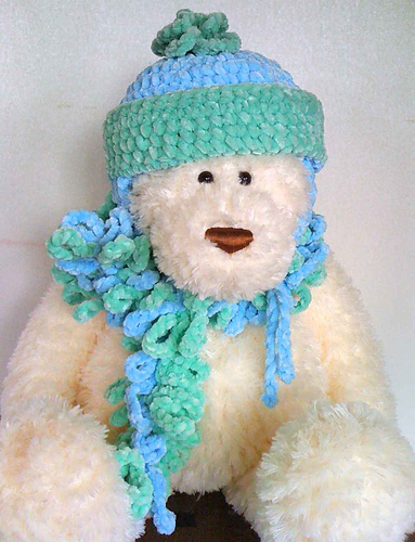 Girl's Hat & Boa Scarf Set photo 3