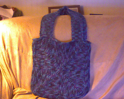 Mitered Squares Felted Bag