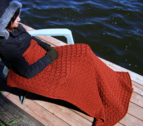 Ravelry: Surrounded Afghan and Lap Robe pattern by Susan Rainey
