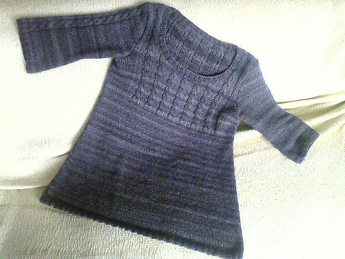 l. Cabled Tunic (ケーブル模様のチュニック)