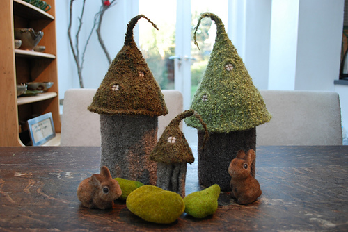 fairy castles *for storing hooks & needles*