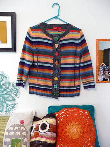 Cardiganize An Old Pullover photo 1