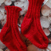 Toddler Toe-up Ribbed Socks pattern 