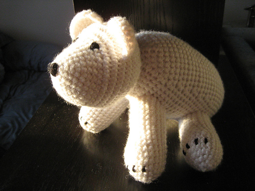 Polar Bear Amigurumi Doll