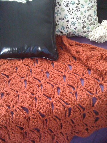 Lacy Openwork Wrap / Throw #70062 photo 3