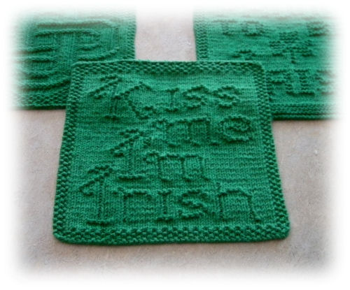 Kiss Me I'm Irish Cloth
