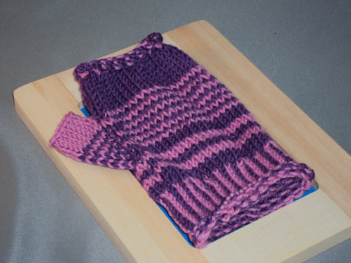 Both-Ways Striped Handwarmers