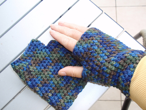 Easy Fingerless Mitts