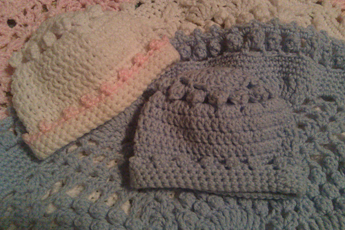 Popcorn Crown Baby Hat