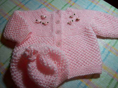 Sweet Baby Sweater & Hat