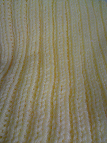 Double-rib mohair rug