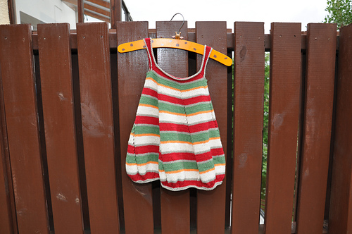 Striped bubble dress photo 2