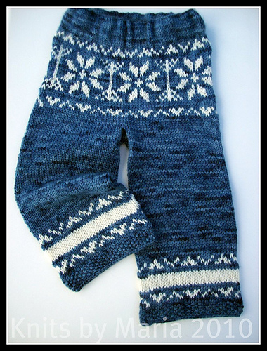 Winter Snow Longies