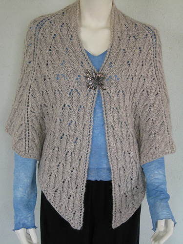 lattice duck shawl