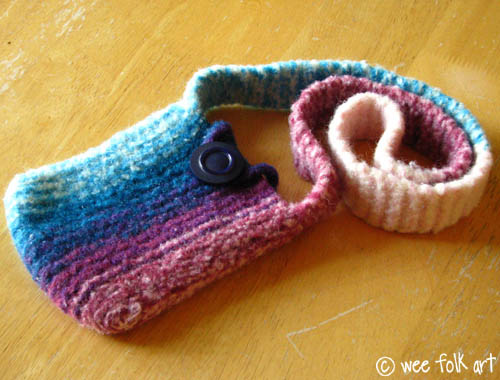 Felted Child's Purse aka Mom's Cell Phone Pouch