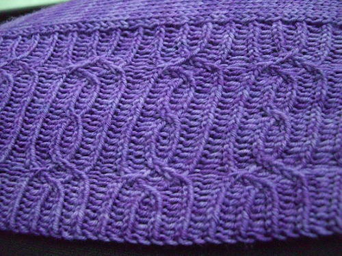 Cabled Collar Chart