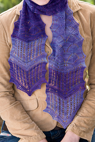Two-in-One Lace Scarf